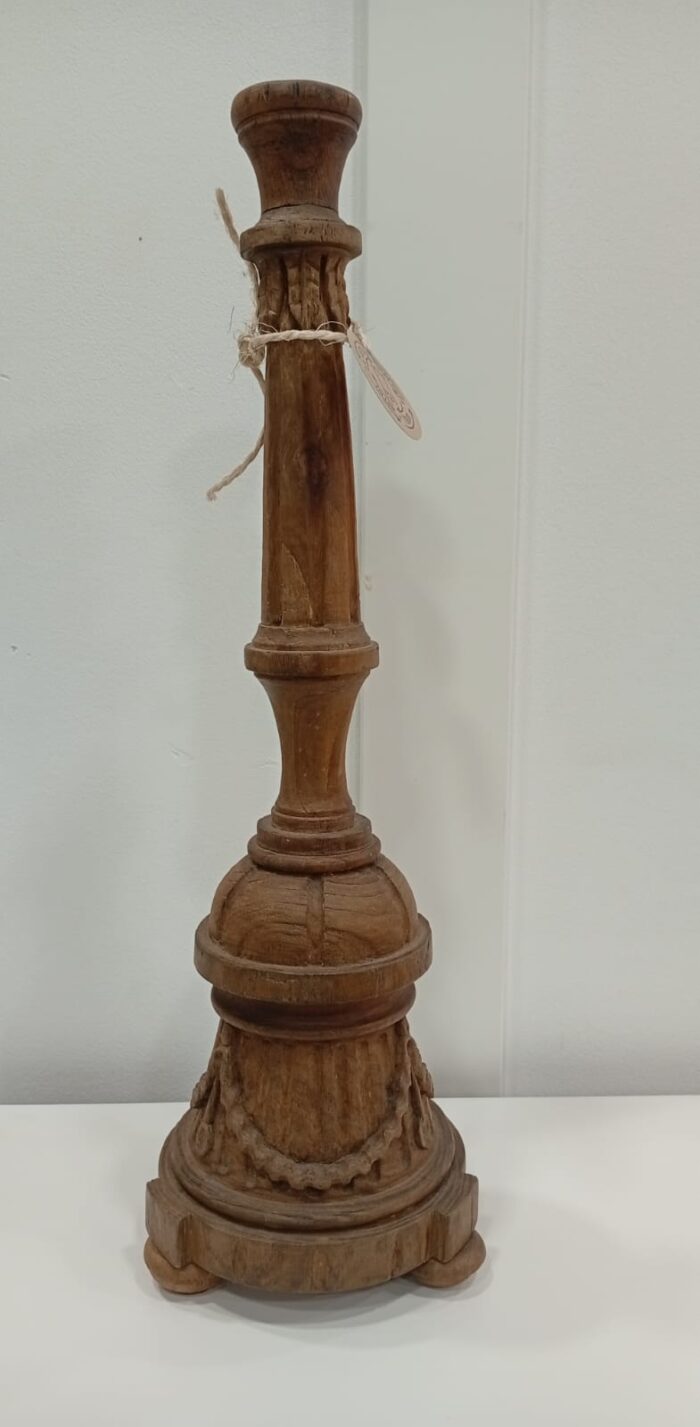 CANDELABRO MADERA - Imagen 2